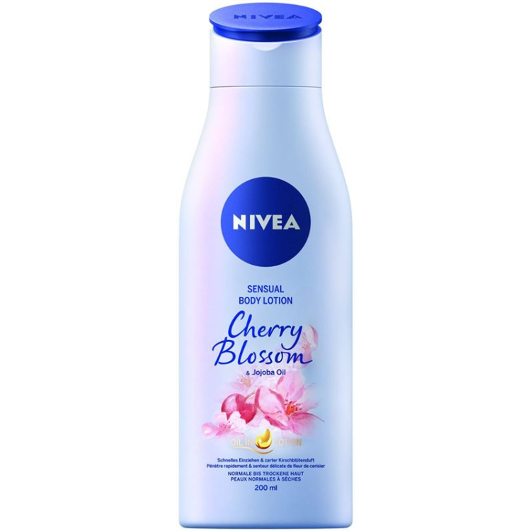 Nivea Sensual Body Lotion Cherry & Jojoba Oil 200 ml