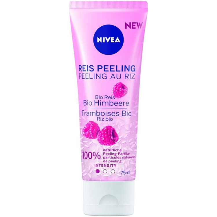 Nivea Rice Raspberry Organic peeling 75 ml