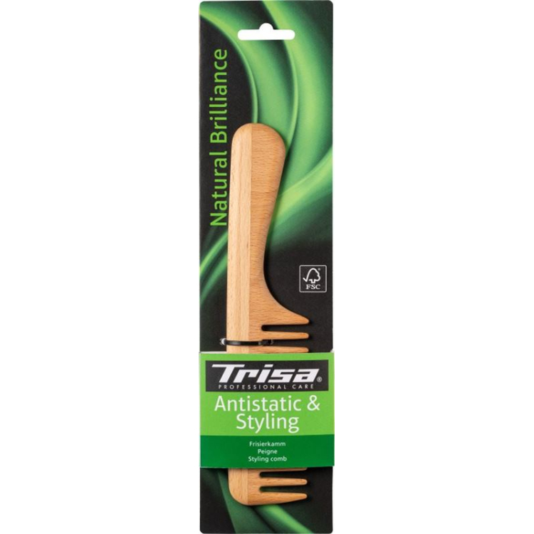 TRISA Natural Brilliance სტილის სავარცხელი