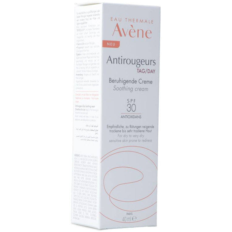 AVENE სიწითლის საწინააღმდეგო კრემი SPF30