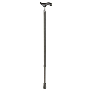 Sahag metal stick Slim Neck structure black -100kg 74-95cm Derby handle in carbon look