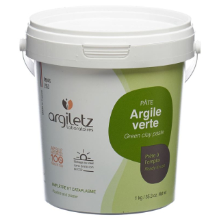 Argiletz բուժիչ հող կանաչ լուծվող մածուկի կաթսա 1,5 կգ