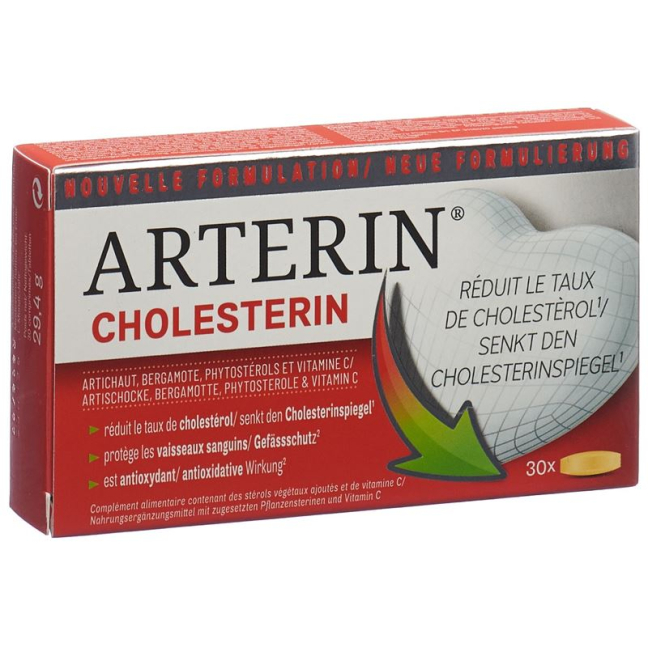 ARTERIN Cholesterin Tabl 30 Stk - Buy Online from Beeovita