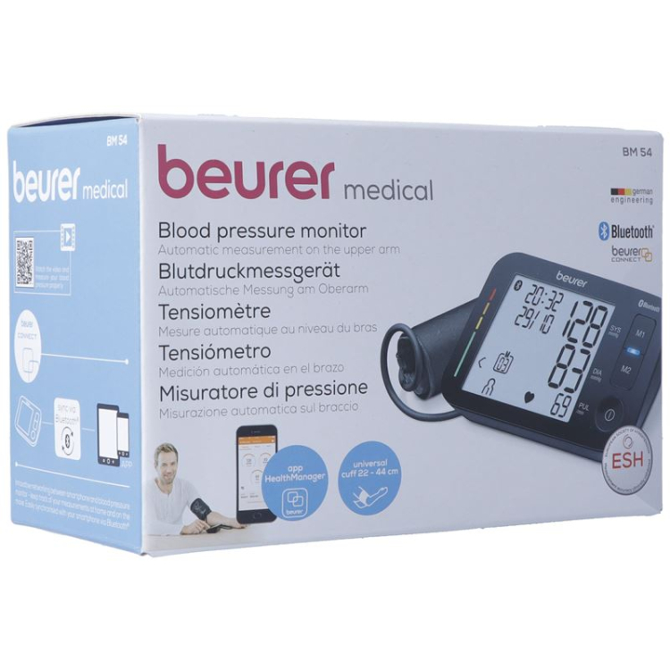 Beurer Blood Pressure Monitor BM 54 Bluetooth