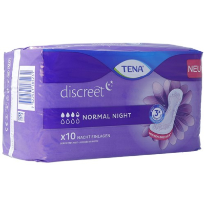 Tena discreet normal night 10 stk