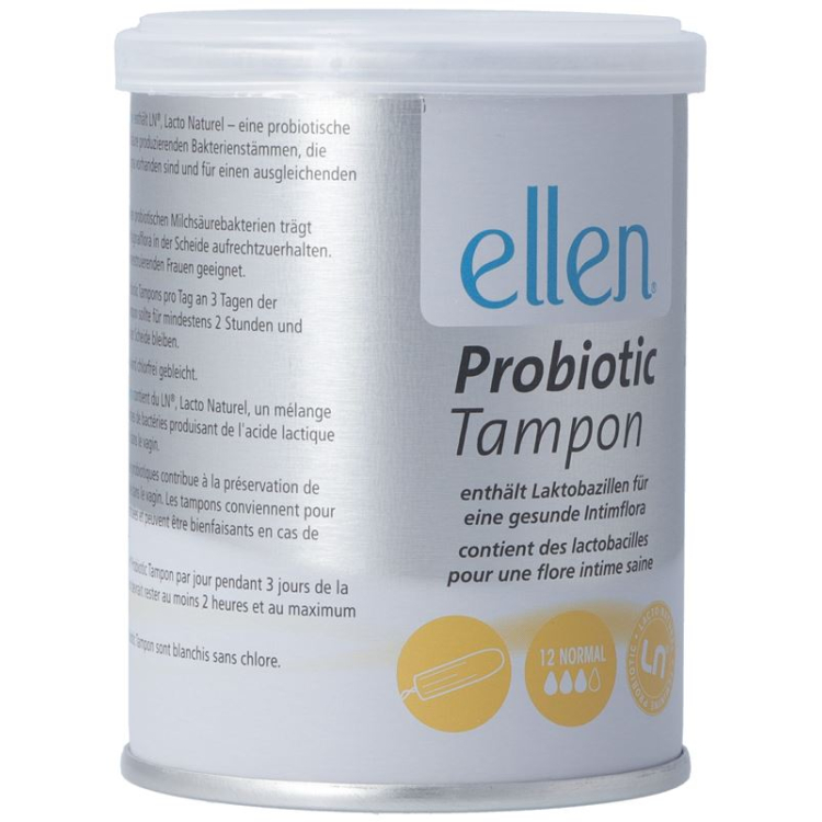 ellen normal Probiotic Tampon Ds 12 Stk