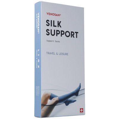 Venosan silk a-d support socks m smėlio spalvos 1 pora