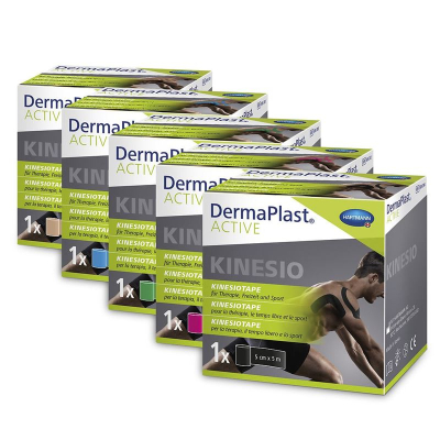 DERMAPLAST Active Kinesiotape 5cmx5m розов