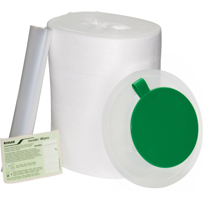 Incidin Premium Wipes Hygpack green lid 6 pcs