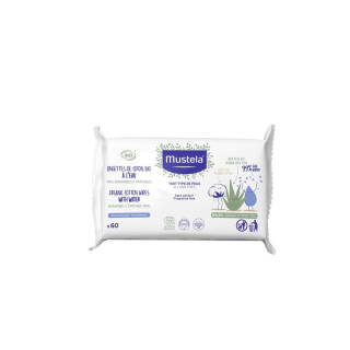 MUSTELA cleaning wipes water organic