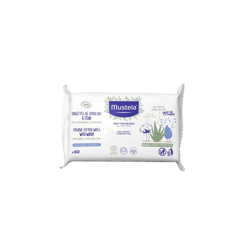 MUSTELA BIO Reinigingsstücher Wasser