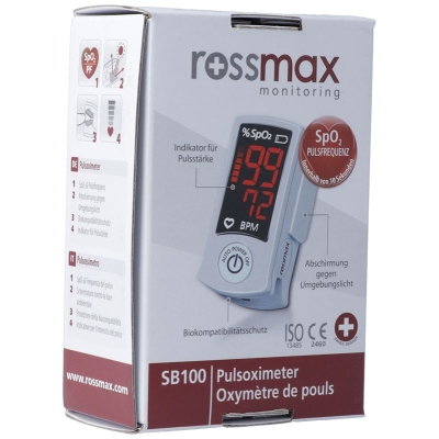 пулсов оксиметър rossmax sb100