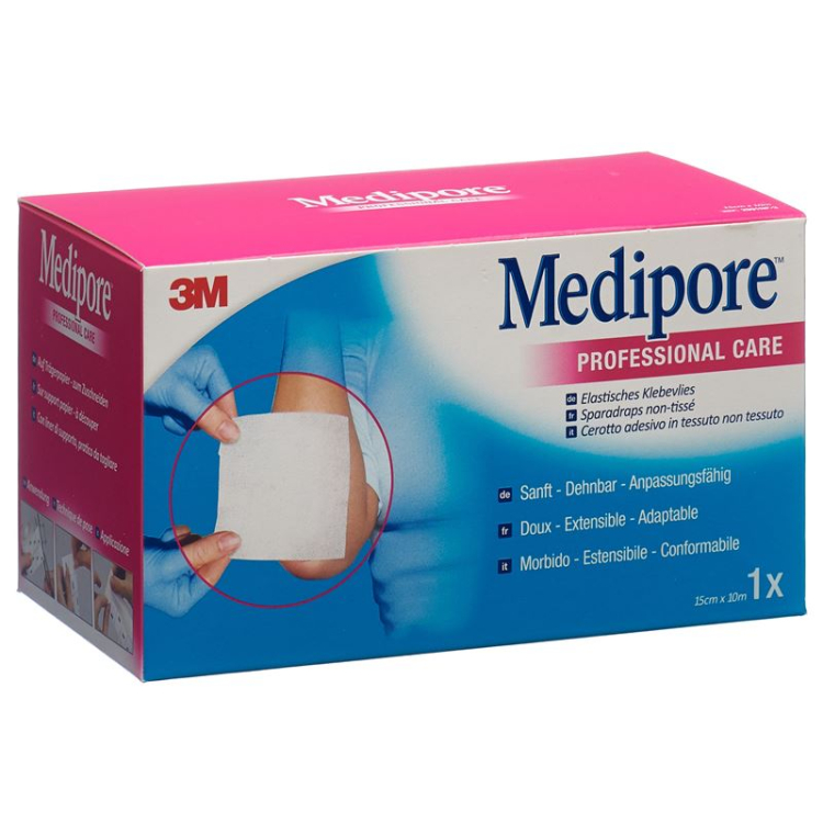 3M Medipore Fixationsvlies 15cmx10m Liner Rol