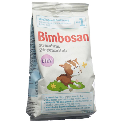 Bimbosan premium ziegenmilch 1 säuglingsmilch пълнител bag 400 g