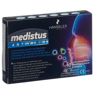 Medistus antivirus pastilles fruit 10 s