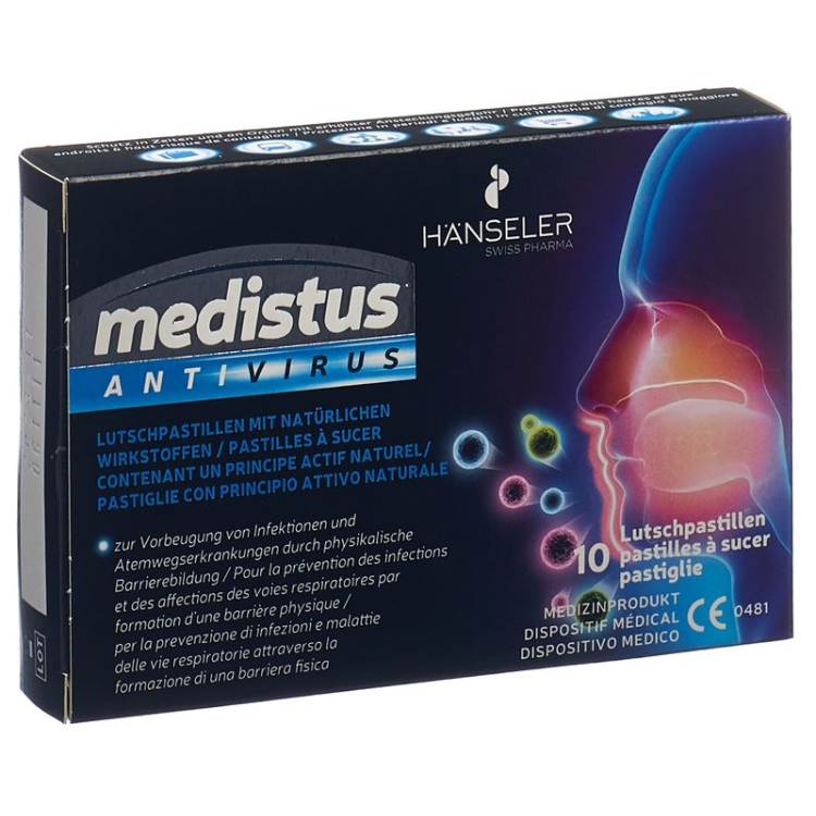 medistus Antivirus Pastillen Frucht 10 Stk