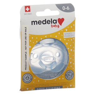 MEDELA Baby Nuggi Soft Silicone 0-6 Blau