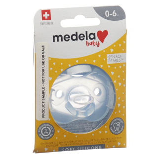 MEDELA Baby Nuggi Soft Silicone 0-6 Bleu