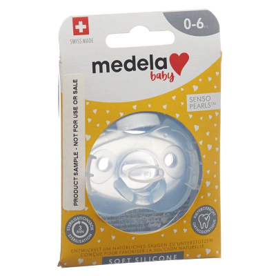 Medela baby nuggi soft silicone 0-6 blue