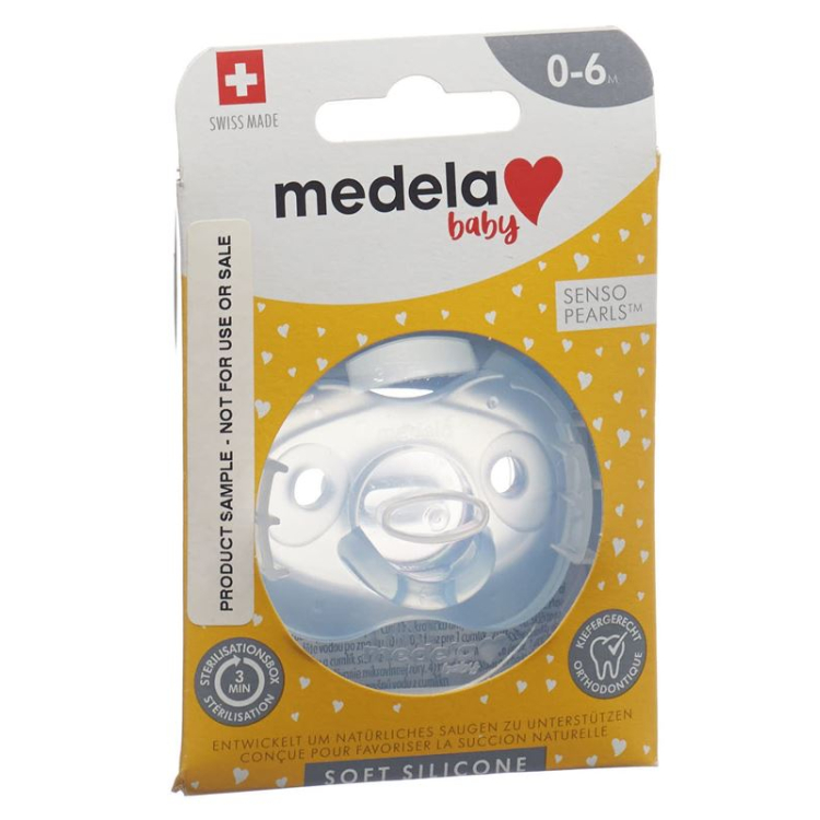 MEDELA Baby Nuggi Yumuşak Silikon 0-6 Mavi