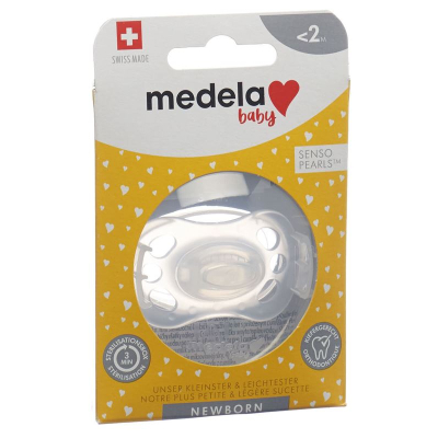 MEDELA Baby Nuggi New Born 0-2 läbipaistev