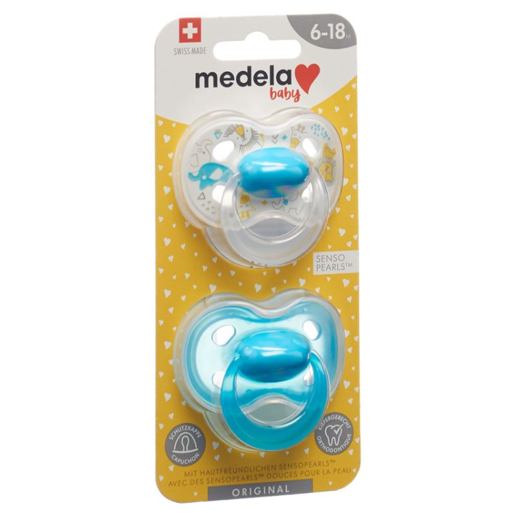 MEDELA Baby Nuggi ორიგინალი 6-18 Blau