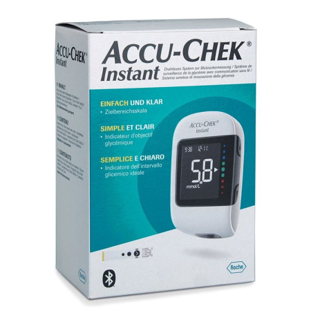 ACCU-CHEK INSTANT mmol/l inkl 1x10 testlarni o'rnating