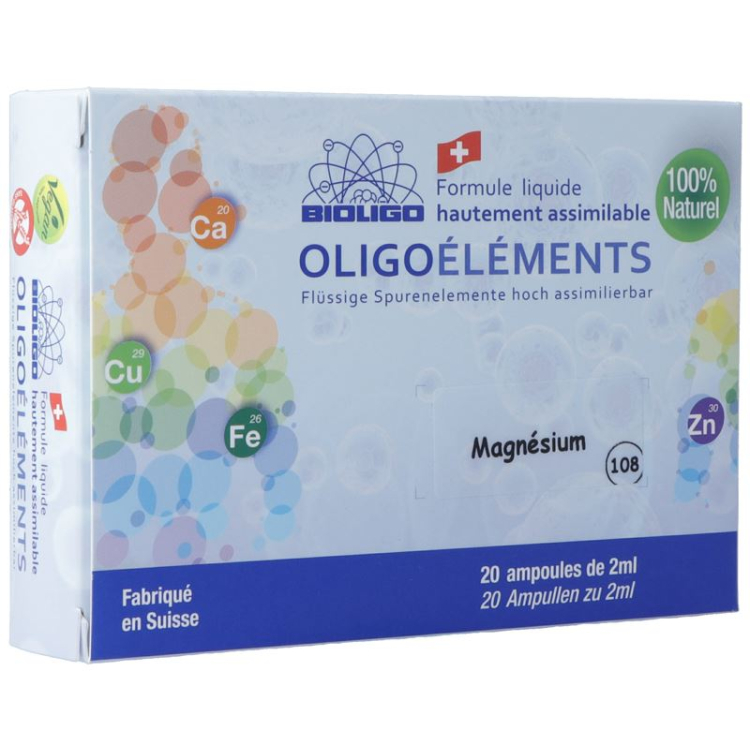 Bioligo Magnezium Lös 20 Amp 2 ml