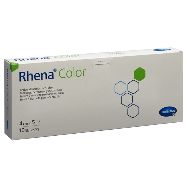 RHENA Colour Elast Binden 4cmx5m plavi offen