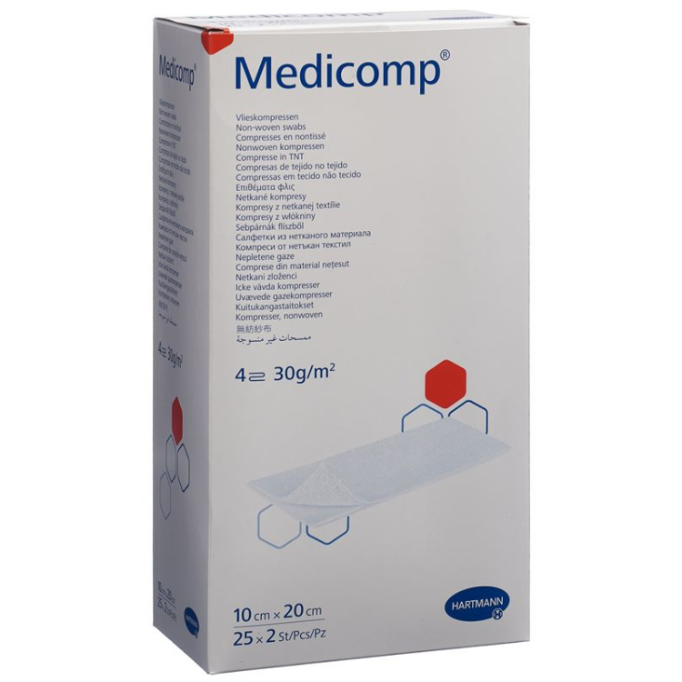 MEDICOMP 4 fach S30 10x20cm стерил