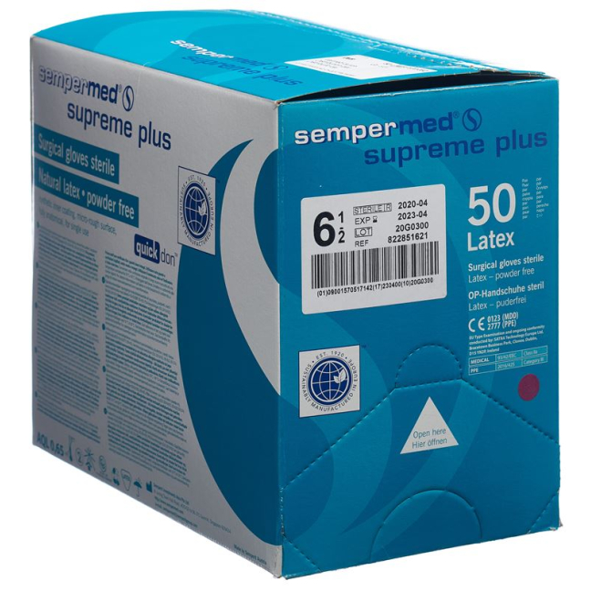 Sempermed Supreme Plus OP Gloves Sterile 6.5
