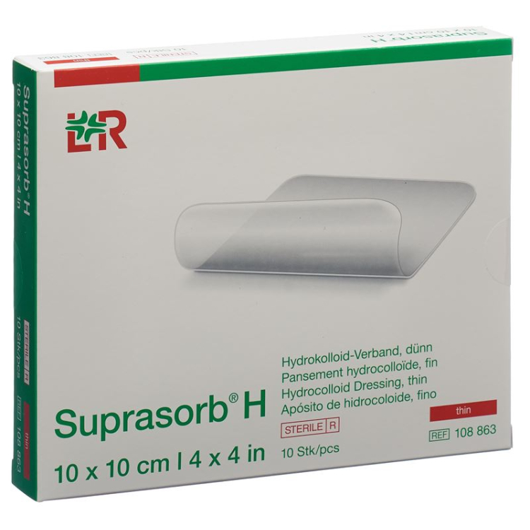 Suprasorb H thin 10x10cm 10 pcs