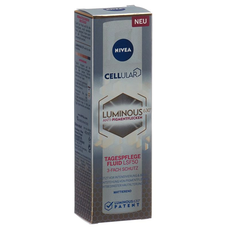 Nivea Cellular Lum630 Anti-Pigment Tagesfluid LSF50 Fl 40 ml