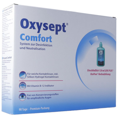 Oxysept Comfort Solution + LPOP 3 x 300 מ