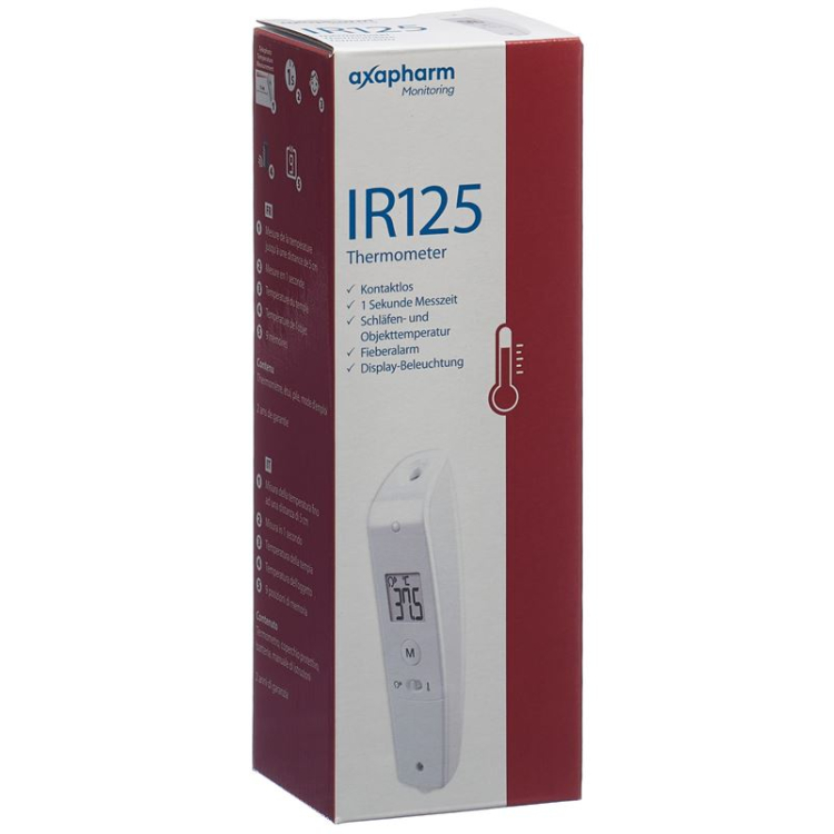 AXAPHARM ទែម៉ូម៉ែត្រត្រួតពិនិត្យ IR125