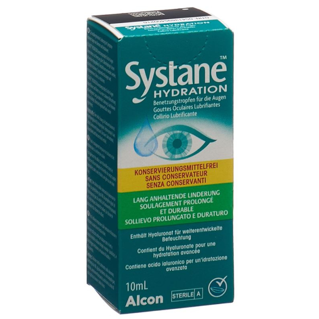 Systane Hydration Wetting Drops without preservatives Fl 10 ml