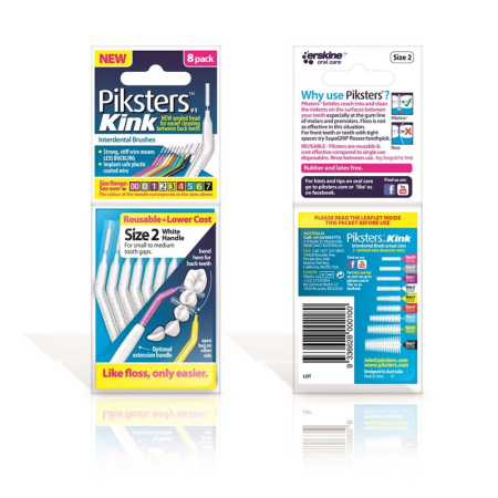 Piksters Kink 2 White 8 pieces