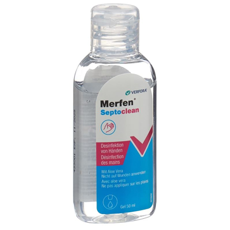MERFEN Septoclean Gel - Antiseptic Gel for Cuts, Burns, and Wounds