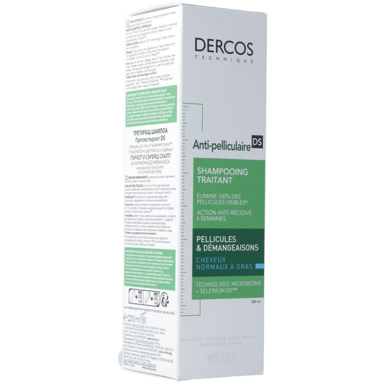 Vichy Dercos šampon Anti-Pelliculaire cheveux gras Fl 390 ml