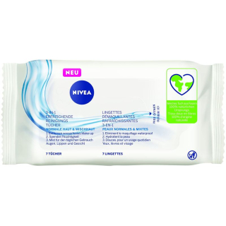 Nivea Refreshing cleaning wipes small 7 pcs