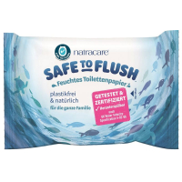 NATRACARE papel higiênico úmido Safe Flush