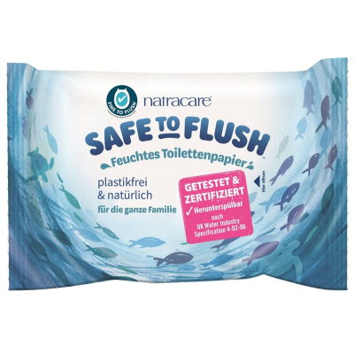 ក្រដាសអនាម័យ natracare សំណើម safe flush