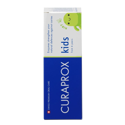 កុមារ curaprox kinderzahn minze 1450 ppm f