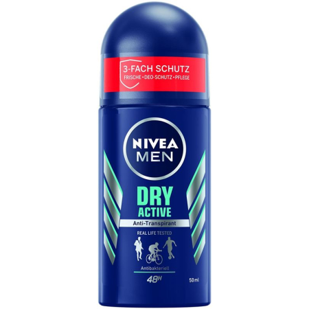 NIVEA Male Deo Dry Active (чорний)
