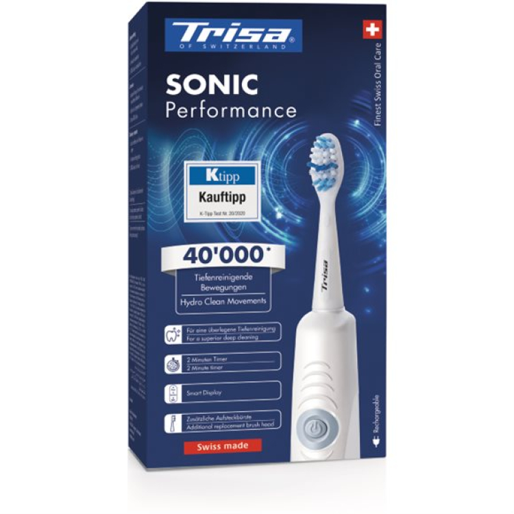 أداء Trisa Sonic Schallzahnbürste