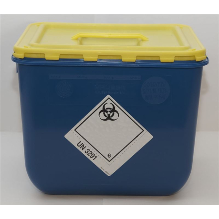 REMONDIS disposable medical container 30l blue UN tested
