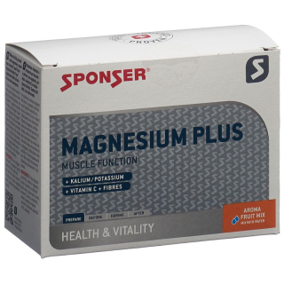 Sponsor Magnesium Plus Fruit Mix 20 Bags 6.5 g