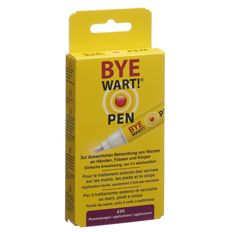 Bye Wart Pen 3 ml - Effective Self-Treatment for Warts