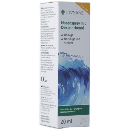 Livsane Nasenspray com Dexpantenol 20 ml
