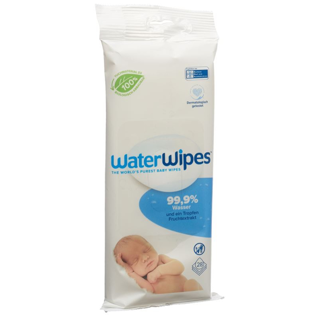 WaterWipes Feuchttücher für Babys 28 Stk